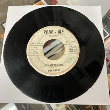 Don Ramey Hey Little Girl / Lovely Star 45 Spin - Me Records Rockabilly 45 G+