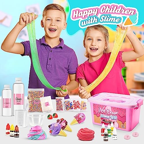 Veopoko Slime Kits for Girls, 6 7 8 9 10 11 12 Year Old Girl Gifts Craft Kits - Zdjęcie 4 z 5