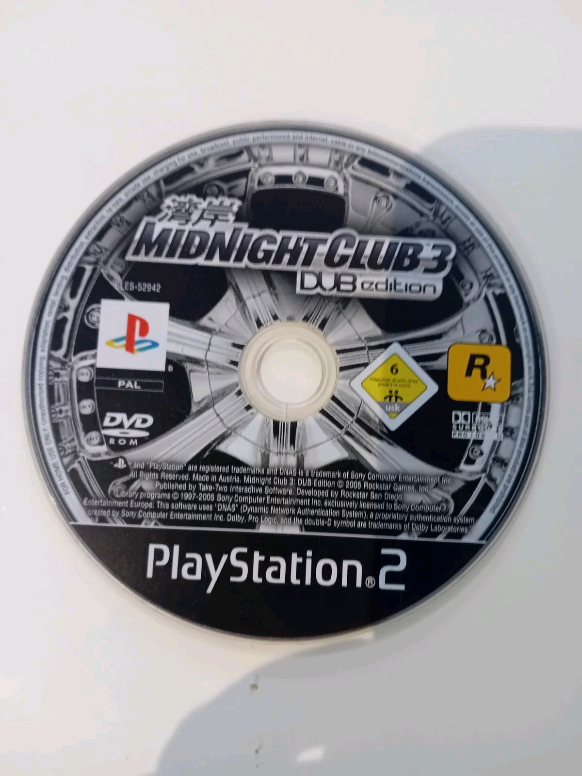 Jeu PS2 Midnight Club 3 Dub Edition