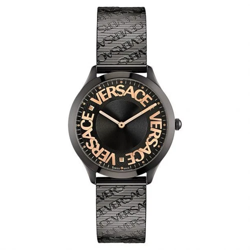 Orologio Versace Logo Halo Nero Bracciale Ionico 38mm VE2O00622