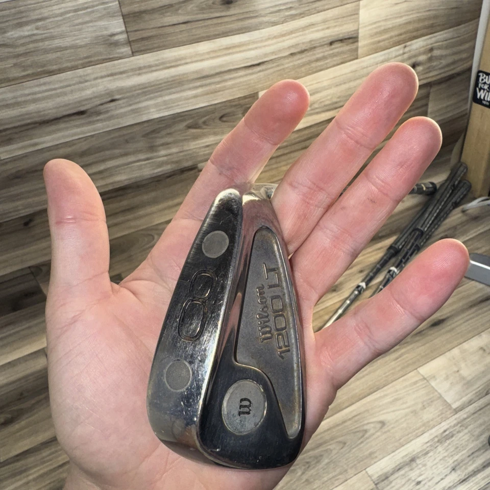 Wilson 1200-LT Iron Set 4-8 (No 7 iron) ⛳ RH Steel Shafts Regular Flex - Image 3 of 4