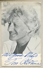 Jon Pertwee (3rd Doctor Who) Worzel Gummidge Lobby Card Birmingham U.K. 1980 CB1