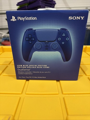 #ad #ad Sony PS5 Icon Blue Walmart Special Edition DualSense Controller New Sealed $89.99