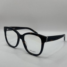 SAINT LAURENT SL M97 003 Havana Women's 54 mm Eyeglasses Clear Lenses