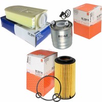 Mahle / Knecht Kraftstofffilter KL 490D Luftfilter LX 1833 ÖLfilter OX 153/7D2