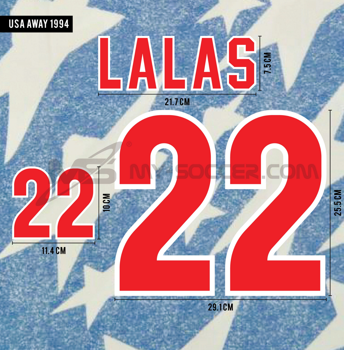 1994年W杯 アメリカ代表　ララス　アウェー　ユニフォーム　レプリカ　レトロ LALAS #22 USA Away World Cup 1994 Custom Made Printing | eBay