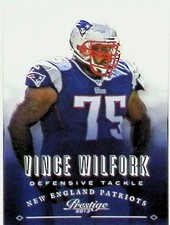 2013 PANINI PRESTIGE #119 VINCE WILFORK BASE CARD NM-MT