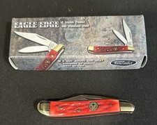 Kentucky Cutlery Two Blade Peanut Pocket Knife Eagle Edge Blade 2.75" 70877 New