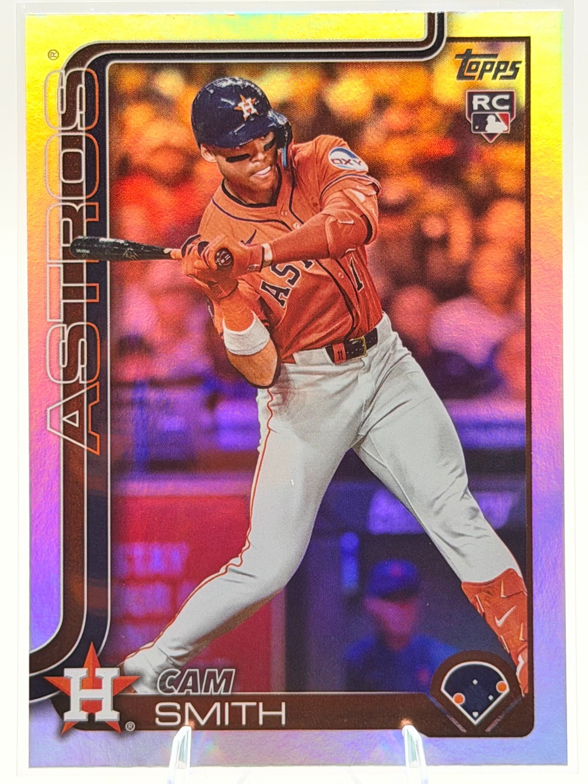 Cam Smith Rookie RC Rainbow Foil 2025 Topps Update #US298 Houston Astros