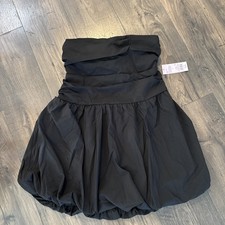 Wild Fable Women's Ruffle Dress Black Size L New