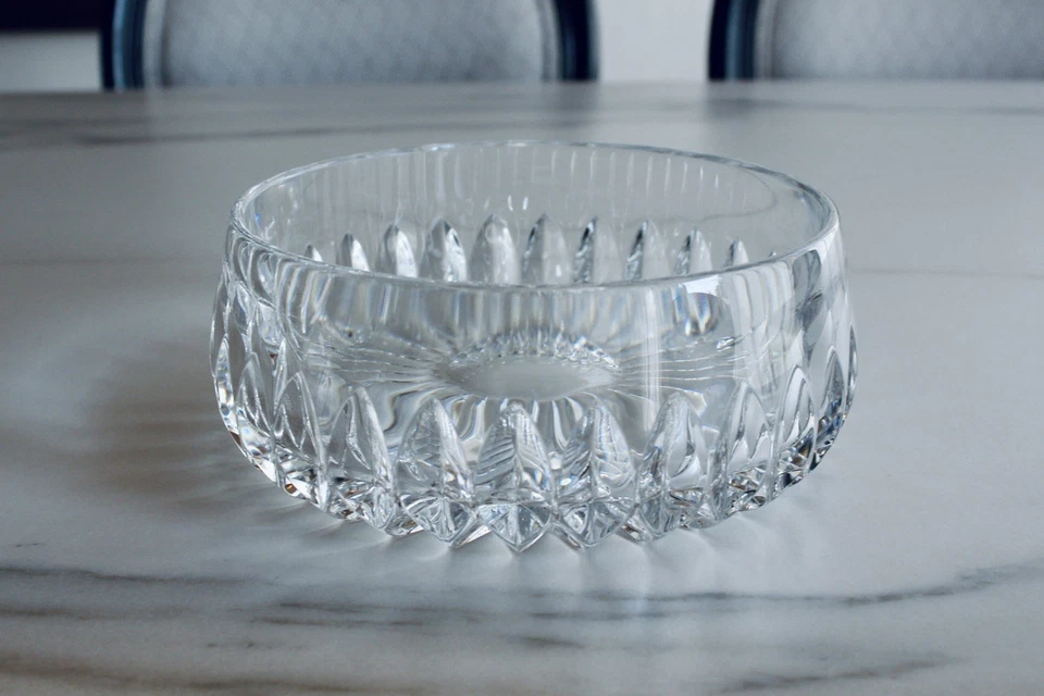 Cuenco de cristal vintage corte Gorham patrón Althea Foto 2 de 4