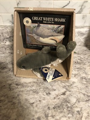 Smithsonian Institution Wildlife Story Book & Plush Box Set 7  GREAT WHITE SHARK