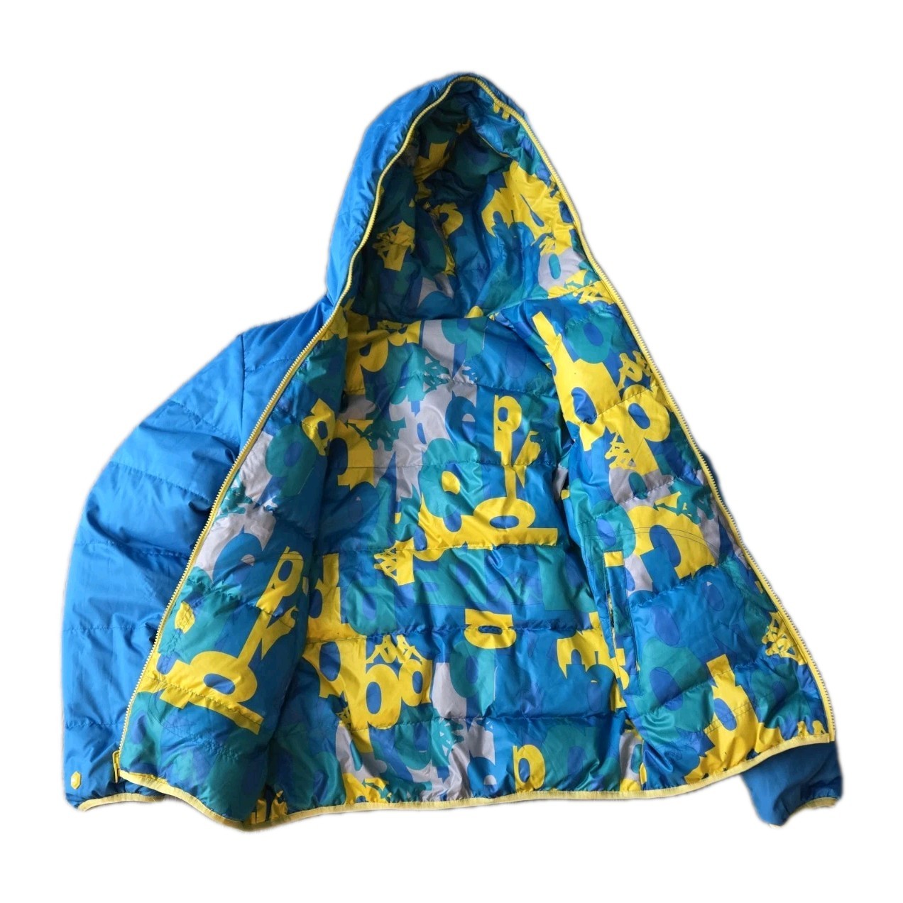 VTG KAPPA REVERSIBLE PUFFER SCRIPT/ SOLID JACKET … - image 9