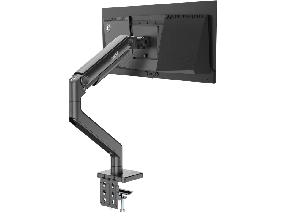 MSI MAG MT201 - Premium Heavy Duty Single Monitor Stand Arm,  Supports 17-49" - Image 2 of 4