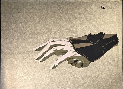 Vampire Hunter D Linkshand Anime Cel handbemalt passender Hintergrund Kunst A12