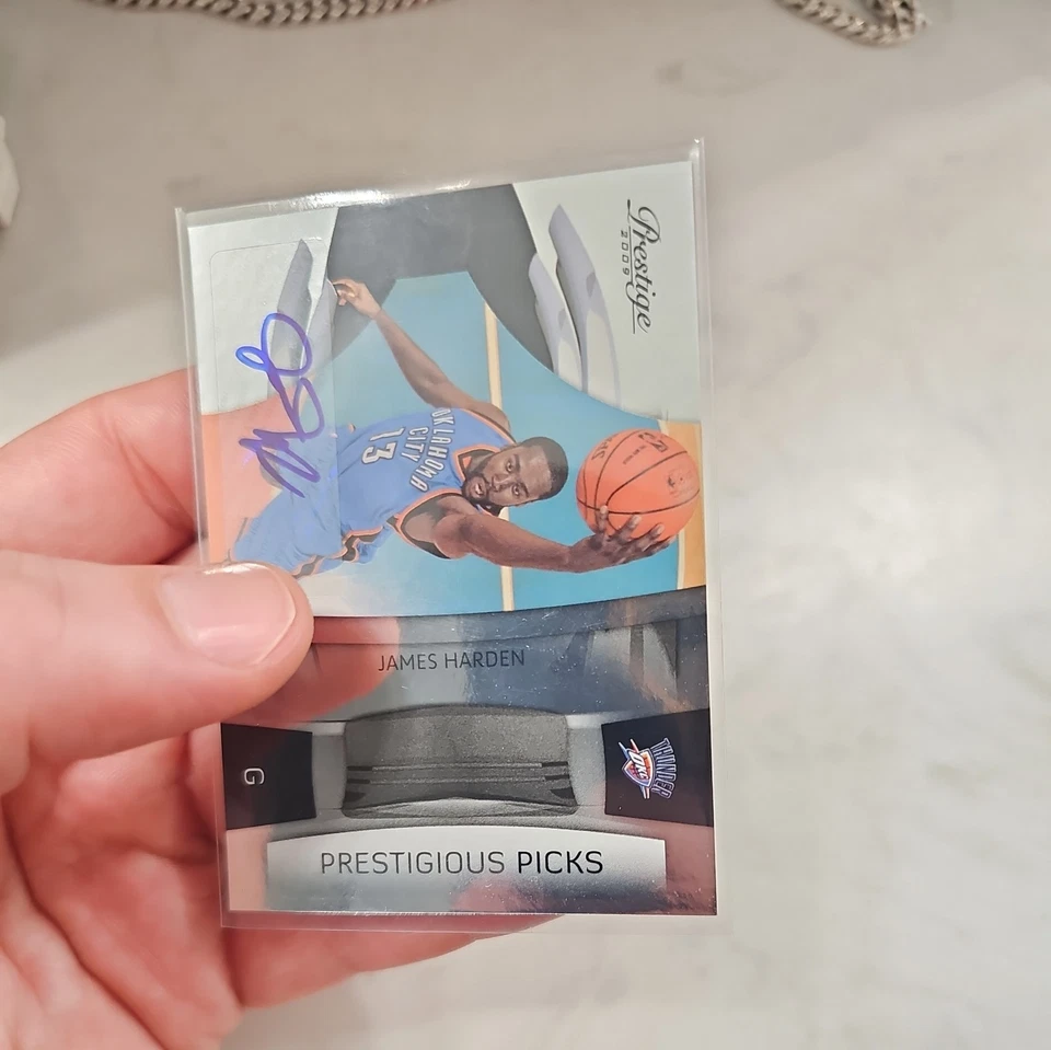 ДЖЕЙМС ХАРДЕН 2009 Престиж Престижные Медиаторы с АВТОГРАФОМ /50 RC Новичок ШТАТ АРИЗОНА - Изображение 4 из 4