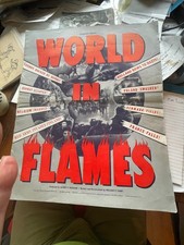 World In Flames WW2 Propaganda Film Pressbook
