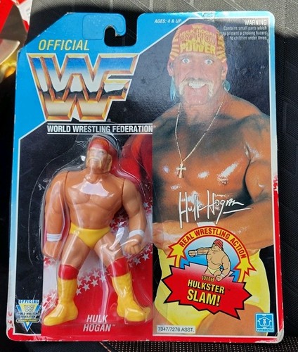 Hulk Hogan w/ Hulkster Slam 1992 WWF Hasbro Action...