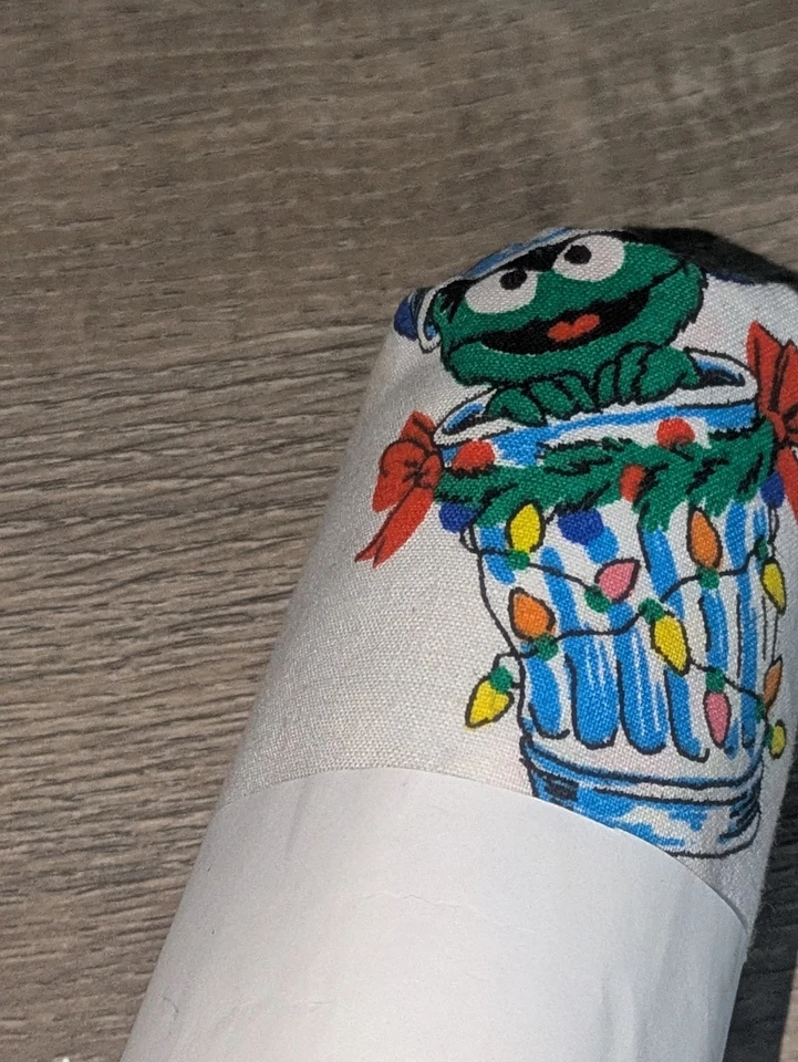 Tela Corte Navidad Calle Sésamo De Colección 36 X 45 Elmo Oscar Más 2 Piezas Foto 4 de 4