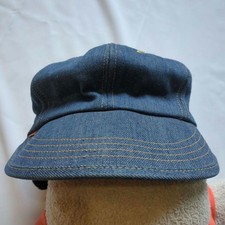  Rare 70s Levi's Denim Cap Orange Tab Casquette Made in USA
