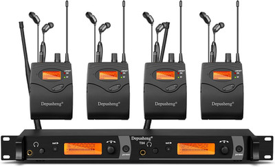 TX4 Wireless in Ear Bodypacks Monitor System, 4-Channel Wireless IEM System, Met