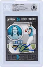 Trevor Lawrence Jaguars Signed 2021 Panini Playbook Next Up #NXT-TRL BAS Rookie