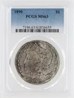1890 Morgan Silver Dollar PCGS MS63 S$1 Philadelphia Minted