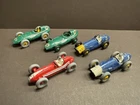 Vintage Race Car Lot -5pcs Metal Dinky Toys Maserati 231 Vanwall 239 Ferrari 234