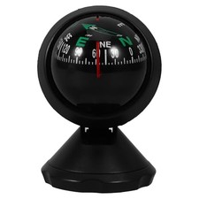 Adjustable Car Compass with Stick-On Base  Universal Dashboard Navigation