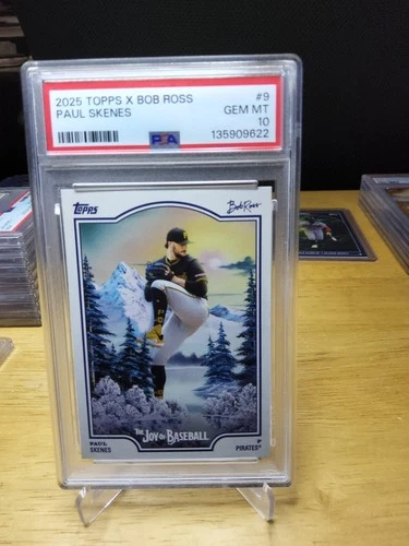 2025 Topps Bob Ross The Joy of Baseball Paul Skenes #9 PSA 10