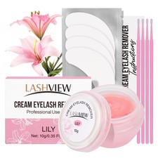 Eyelash Extension Remover Cream Gentle Lily Formula Lash Remover Kit with Eye
