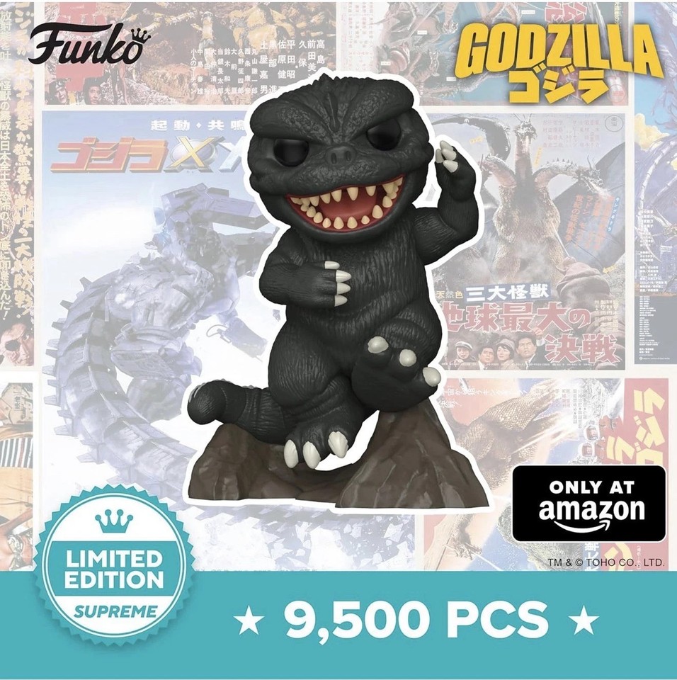Funko Pop! Godzilla-Godzilla ‘65-Victory Dance +Funko UV Premium Pop ...