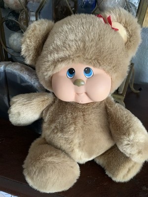 1983 Hasbro Softies UNDER BEARS Plush Vintage Stuffed Teddy Girl Bows 