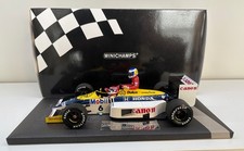 NELSON PIQUET - GERMAN GP 1986 w/KEKE ROSBERG RIDING - 1/18 WILLIAMS HONDA FW11