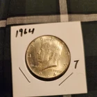 1964 Kennedy Half Dollar 90% SILVER 50c Coin 1st Year US Mint Coin 7