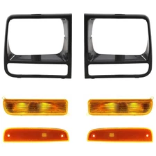 Head light Headlight Door Headlamp Bezel  Driver & Passenger Side Left Right