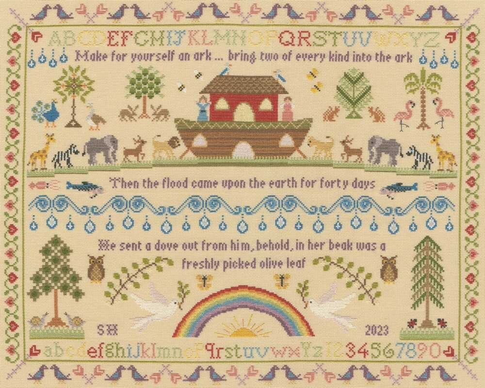 Heirloom Noah's Ark Cross Stitch Kit - Bothy Threads