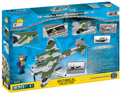 COIKE BUG BOMBER 5色セット 新品未使用 COBI De Havilland Mosquito MK. VI Bomber SET# 5542 (370 Pcs.) US