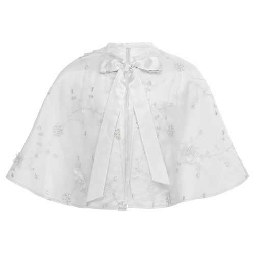 Kids Girls Wrap Cape Graduation Outwear Not Irritate Shawl Ceremony Wedding - Picture 23 of 77