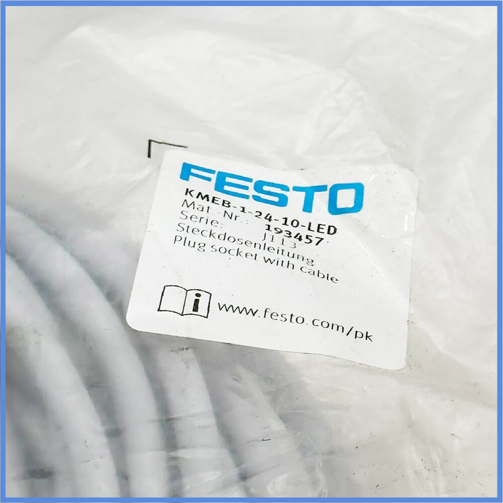 NEW ORIGINAL KMEB-1-24-10-LED-193457 Connecting line Festo