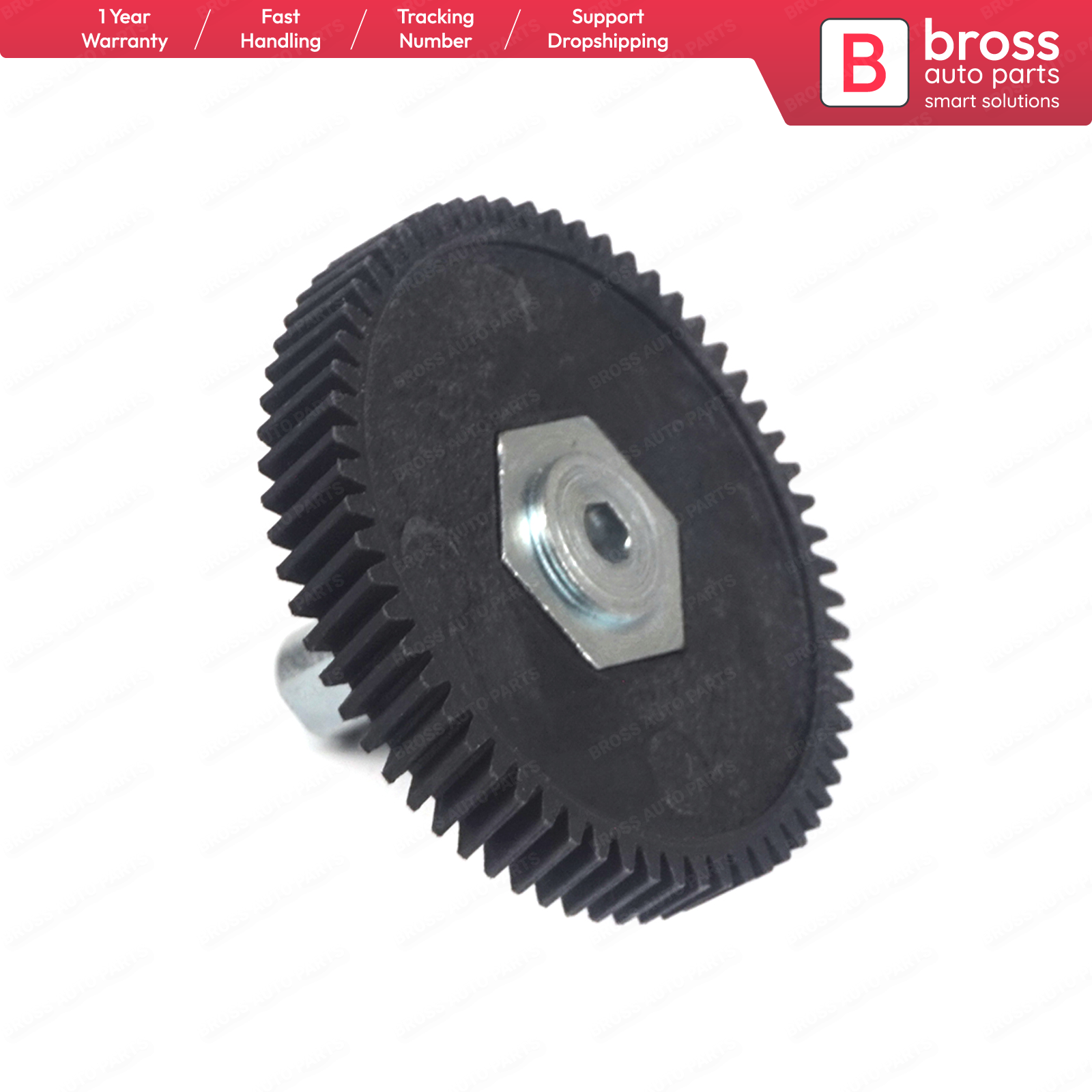Sunroof Motor Repair Gear with Shaft for Mini Cooper 62 Teeth, Diameter