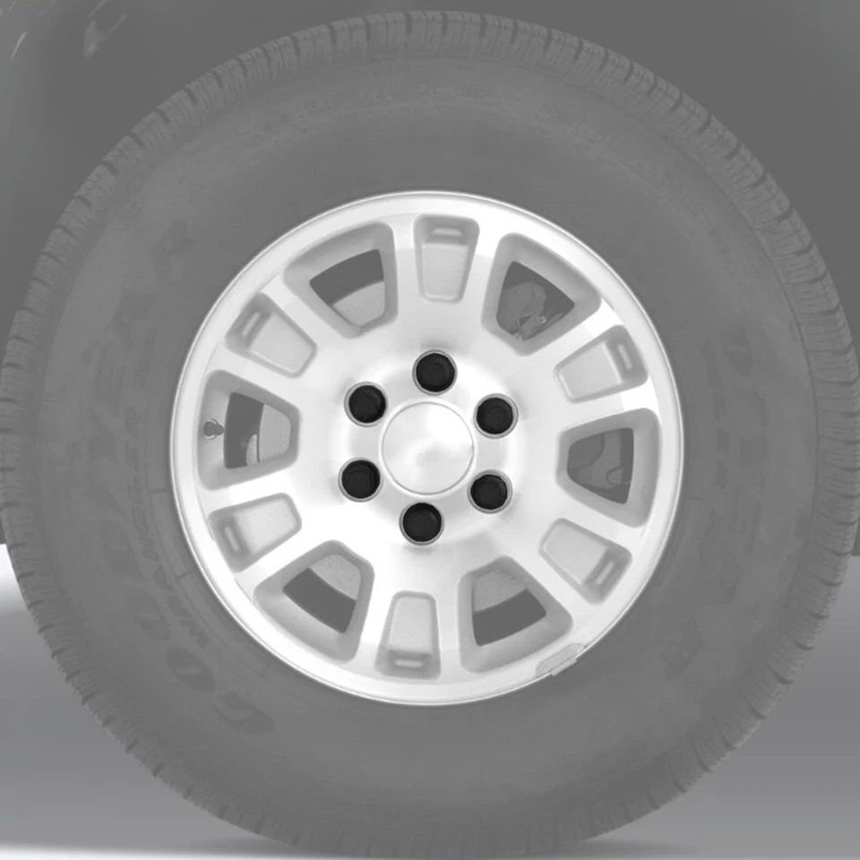 24x_Tuercas de rueda de coche Tapa Tapa Cubos de neumático Pernos 156464250 Para GMC Chevrolet Foto 4 de 4