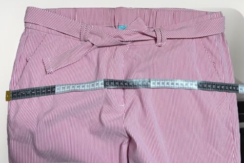 Blue Illusion Red White Striped Pants-Comfy-Casual-Cute-Size XL - Picture 5 of 9