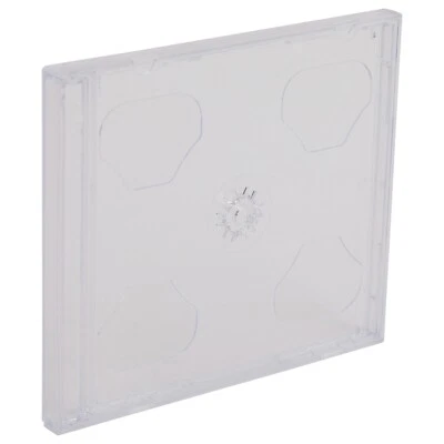 DRAGON TRADING 5 x Double CD Jewel Cases with Clear Tray Pack of 5 Cases