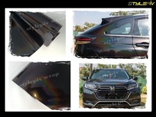 Film vinyle covering noir brillant holographique 152x50cm thermoformable adhesif