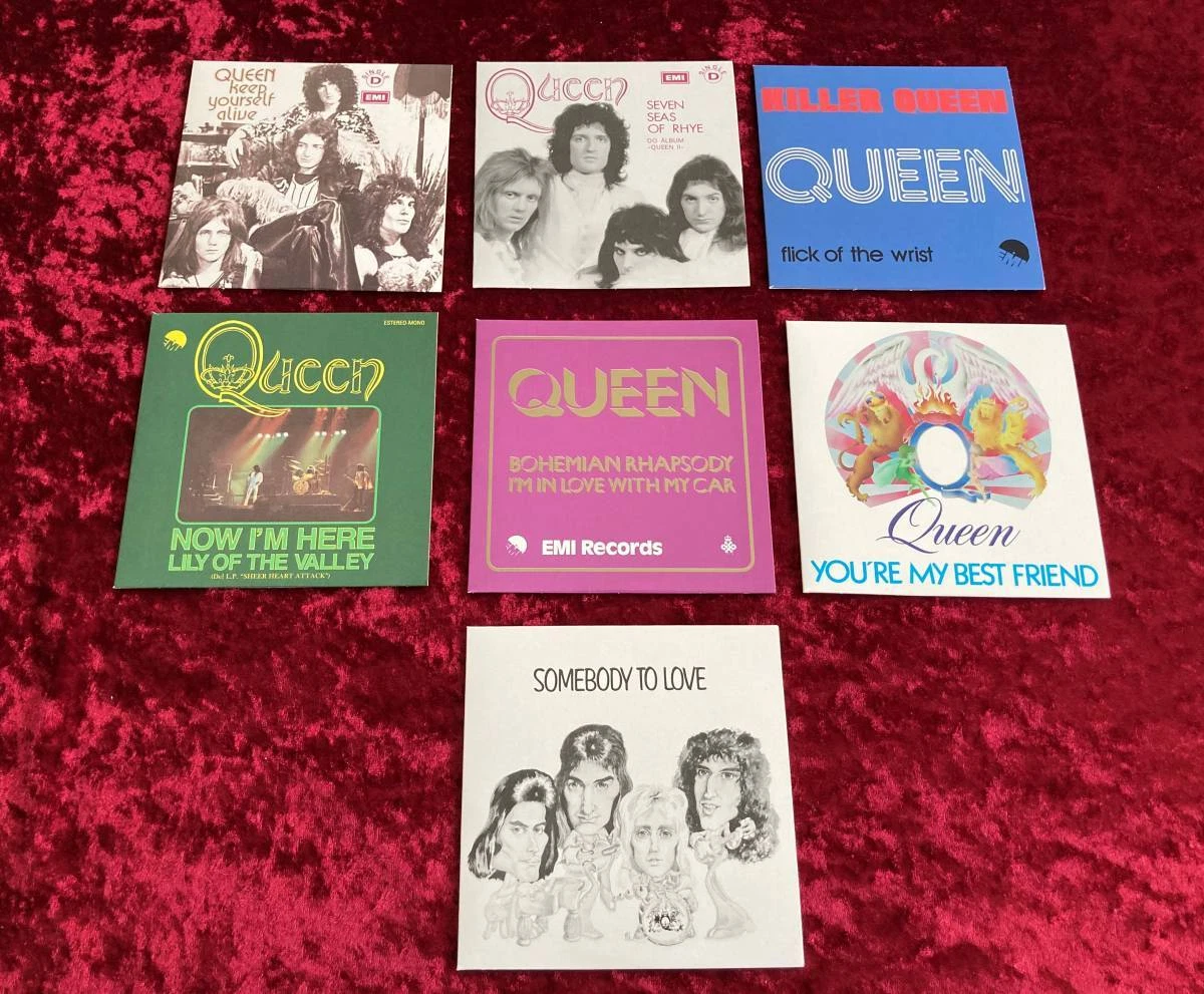QUEEN Singles Collection Vol.1 JAPAN CD BOX Very Good