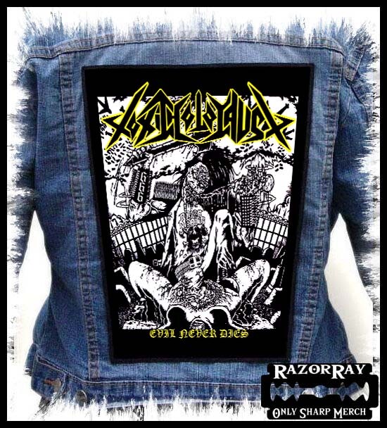 TOXIC HOLOCAUST Backpatch Back Patch / Skeletonwitch Power Trip Cro
