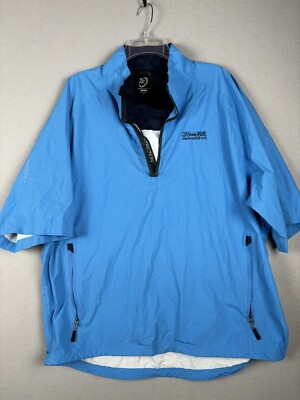 Zero Restriction Men's Jacket XL Blue Golf Half-Zip Tour Series
