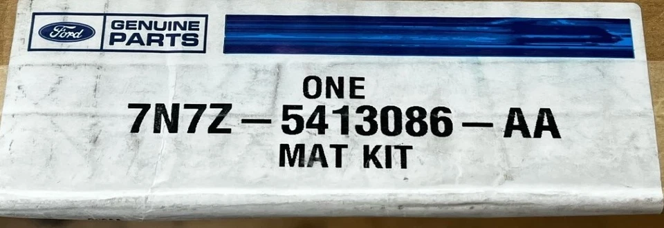NUEVO OEM 07-10 Mercury Milan Juego de 2 alfombrillas de vinilo de goma negras FRONTALES Foto 4 de 4