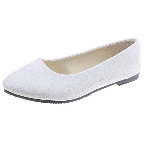 Ladies Dress Flats Slip On Pumps Dance Women Low Heel Cozy Shoes Casual Fashion - Bild 14 von 53